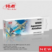 Acrylic Paint Set for WWII Japanese Aviation (6×12 ml)