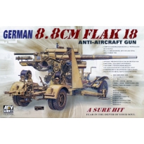 AFV Club 35088 German 8.8cm Flak 18 Anti-Aircraft Gun (1:35)