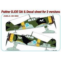 AML A48005 Fokker D.XXI: Ski +Decal sheet for 2 versions (1:48)