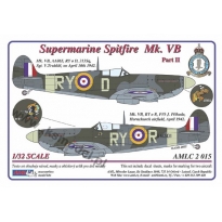 S.Spitfire MK VB, 313Sq - Part II / 2 decal versions : RYoD , RYoR (1:32)