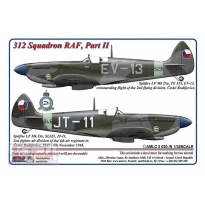 AML C2020 312 th Squadron RAF, Part II / 2 decal version: Hurricane Mk.IIb, Z3437, DuoK + Spitfire LF Mk.IXe, PL124, DuoJ (1:32)