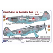 AML C9005 Soviet Aces in Yakovlev Yak-3´s - Part I / 2 decal versions (1:72)