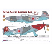 AML C9006 Soviet Aces in Yakovlev Yak-3´s - Part II / 2 decal versions (1:72)