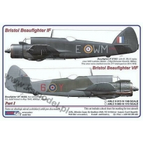B.Beaufighter - Part I / 3 decal versions : WMoE,WMoT,6oY (1:72)