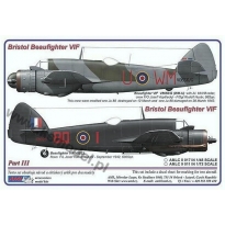 B.Beaufighter - Part III / 2 decal versions : WMoU,BQoI (1:72)