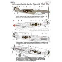 AML D72036 Messerschmitts in the Spanish Civil War (1:72)