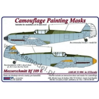 AML M33006 Messerschmitt Bf 109E  "Late" Cam. Painting Masks (1:32)