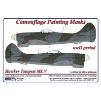 AML M33010 Hawker Tempest Mk.V, WW II Period - Cam. Painting Masks (1:32)