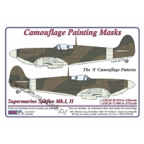 AML M49010 Supermarine Spitfire Mk.I,II Cam. Painting Masks of the "A" scheme (1:48)