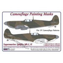 AML M49011 Supermarine Spitfire Mk.I,II Cam. Painting Masks of the "B" scheme (1:48)