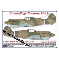 AML M49017 Curtiss Hawk 81-A2 of China AF WWII - Cam. Painting Masks (1:48)