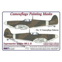 S.Spitfire Mk.I,II Cam. Painting Masks of the "A" scheme (1:72)