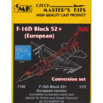 CMK 7156 F-16D Block 52+ EUROPE: Konwersja do modelu Academy (1:72)