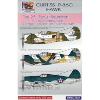 Curtiss P-36C Hawk, USAAC Pt.1 (27th Pursuit Sq.) (1:48)