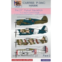 Curtiss P-36C Hawk, USAAF Pt.2 (1:48)