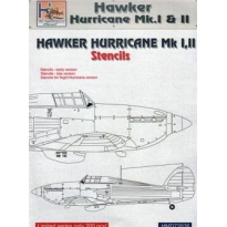 Hawker Hurricane Mk.I/II stencils (1:72)