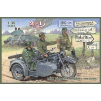 IBG 35002 BMW R12 with sidecar - military versions ( 2 in 1) (1:35)