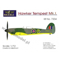 Hawker Tempest Mk.I: Konwersja (1:72)