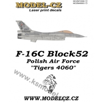 F-16C Block 52+ Polish Air Force"Tigers 4060" (1:48)
