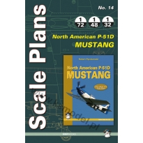 Scale Plans No.14 North American P-51D Mustang (1:72,1:48,1:32)