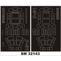 Mini Mask SM32143 P-61 Black Widow (1:32)