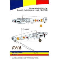 OWL D48019US Messerschmitt Bf 110 F-4 Escadrila 1 vanatoare(12./NJG 6) (1:48)