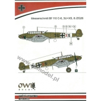 OWL DS48007 Messerschmitt Bf 110 C-6, 3U+XS, 8./ZG26 (1:48)