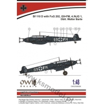 OWL DS48036 Bf 110 D FuG 202 G9+FM (Barte) (1:48)