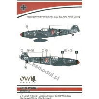 OWL DS72009 Bf 109 G-6/R6 2./JG300.Ofw.Arnold Doring (1:72)