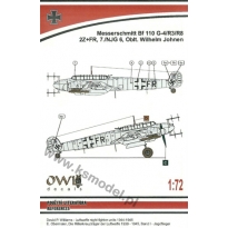 OWL DS72015 Bf 110 G-4/R3/R8 2Z+FR,7./NJG6, Oblt.Wilhelm Johnen (1:72)