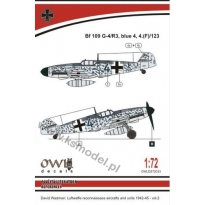 OWL DS72033 Bf 109 G-4/R3 reconnaissance (blue 4) (1:72)