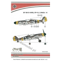 OWL DS72038 Bf 109 G-10/R2, 5F+12, 2./NAGr.14 (1:72)