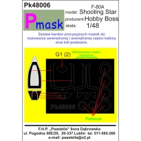 F-80 A Shooting Star: Maska (1:48)