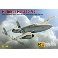 RS models 92149 Heinkel He-280 V3 with HeS (1:72)