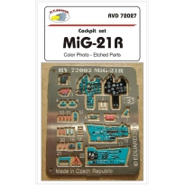 MiG-21 R: color cockpit etched (1:72)