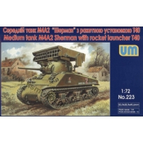 Unimodels 223 Medium tank M4A2 Sherman with rocket launcher T40 (1:72)