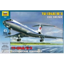Zvezda 7007 Tu-134A/B-3 Civil Airliner (1:144)