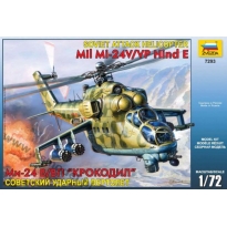 Zvezda 7293 Soviet Attack Helicopter Mil Mi-24 V/VP "Hind E" (1:72)
