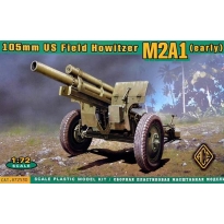 US 105mm Howitzer M2A1 w/M2 Gun Carriage (1:72)