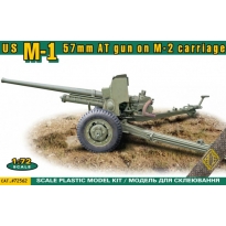 ACE 72562 US M-1 57mm  AT gun on M-2 carriage (1:72)