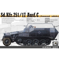 AFV Club 35117 Sd.Kfz. 251/17 Ausf. C (Command vehicle) (1:35)