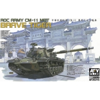 AFV Club 35315 ROC ARMY CM-11 Brave Tiger (based on hull parts from AFV Club M60 kits with new M48 turret) (1:35)