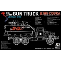 AFV Club 35323 Vietnam war Gun Truck "King COBRA" (1:35)