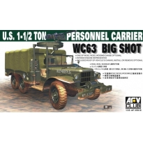 AFV Club 35S18 U.S. 1½ ton Personnel Carrier WC63 "Big Shot" (1:35)