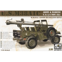 AFV Club 35S19 U.S. M38A1C w/ M40A1 106mm Recoilless Rifle (1:35)