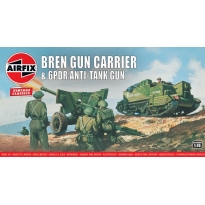 Airfix 01309V Bren Gun Carrier & 6pdr Anti-Tank Gun Vintage Classics (1:76)