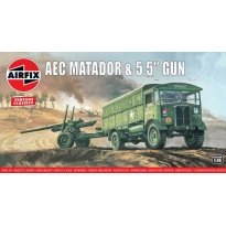 Airfix 01314V AEC Matador & 5.5inch Gun Vintage Classics (1:76)