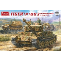 Amusing Hobby 35A059 Panzerbefehlswagen Tiger (P) 003 w/Zimmerit In May 1944 (1:35)