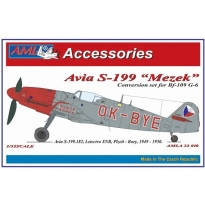 AML A32010 Avia S-199 Mule – The conversion set with vacu canopy „buble“ type: Konwersja (1:32)