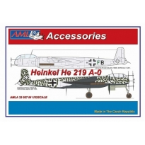 AML A32027 Heinkel He 219 A-0 – The conversion set with decals: Konwersja (1:32)